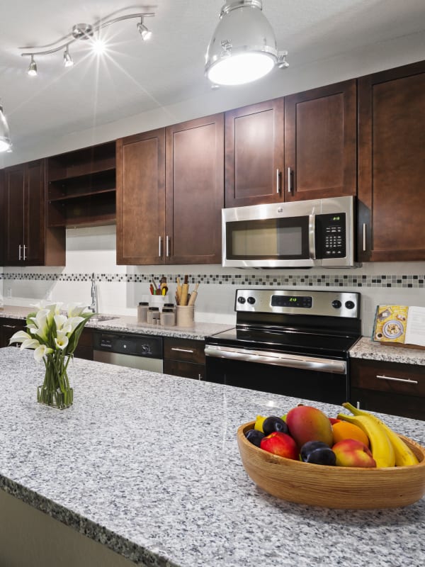 Rendering of kitchen at Lantower Asturia in Odessa, Florida