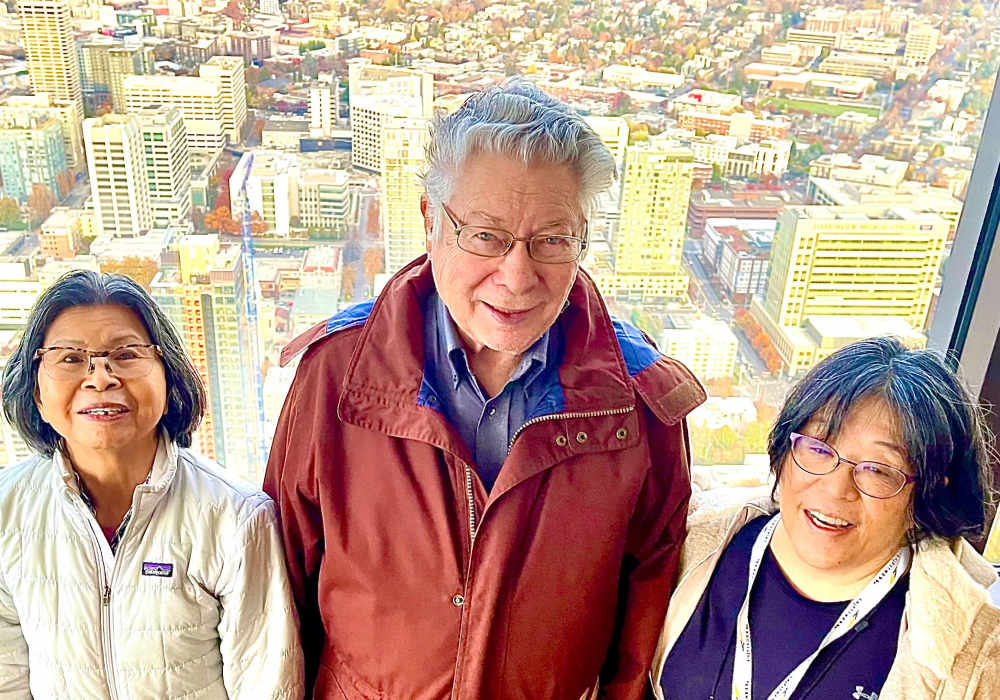 Residents on the top floor of Truewood by Merrill, First Hill in Seattle, Washington