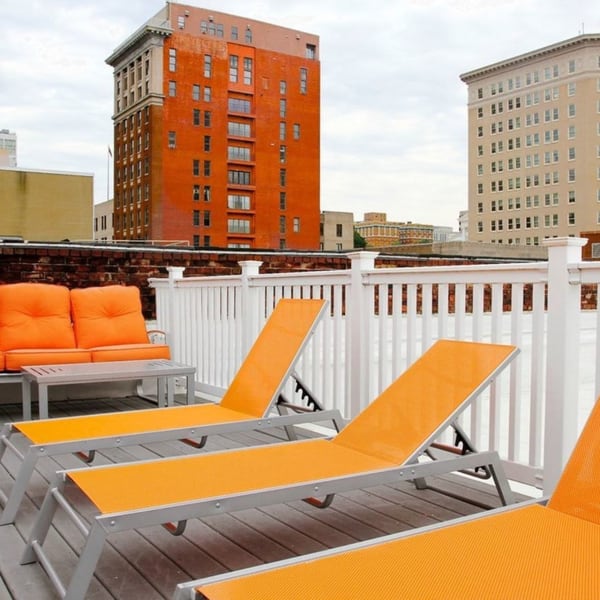Roof top lounge at The Collection at American Tobacco Center, Richmond, Virginia