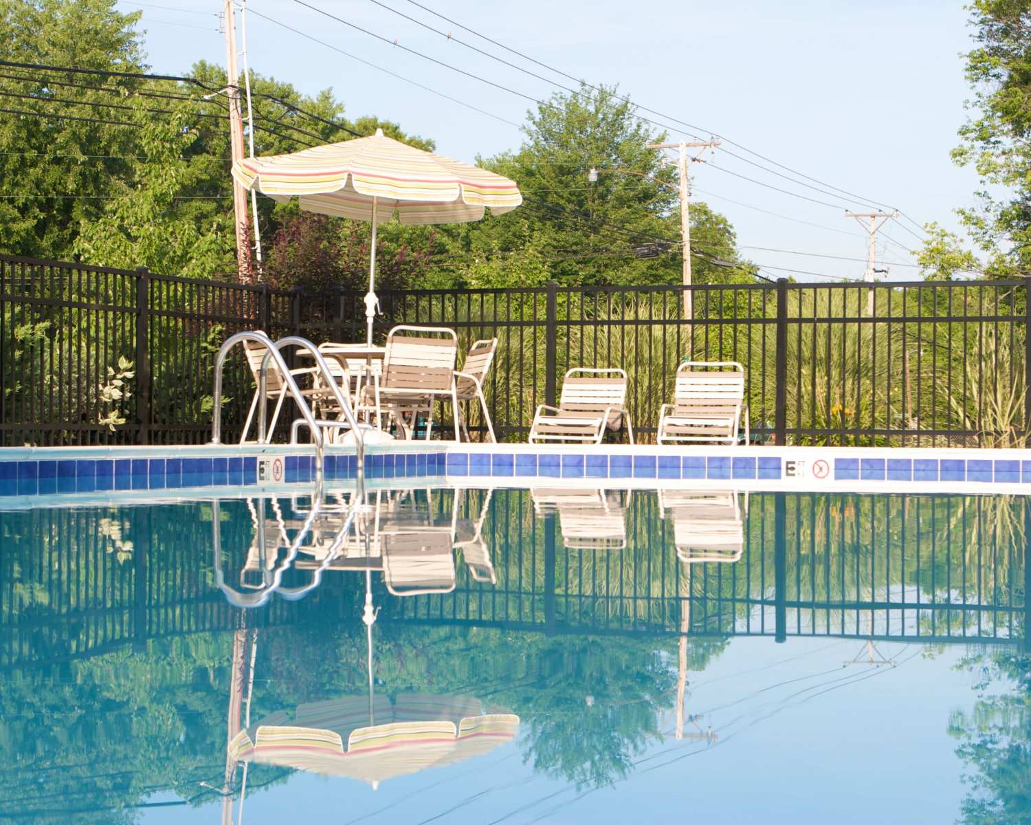 Community pool at Falcon Crest Apartments in Louisville, Kentucky