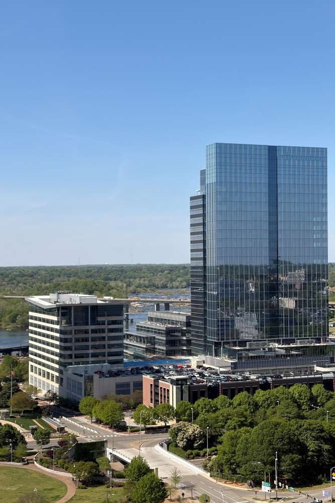 Beautiful Rooftop view in the modern apartment at Altitude on Main, Richmond, Virginia