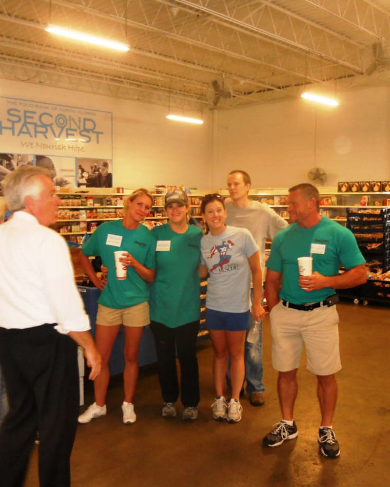 Horizon Realty employees participating in a charitable event. 