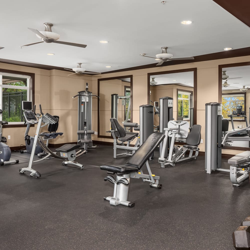 Gym at Chateau Woods in Woodinville, Washington