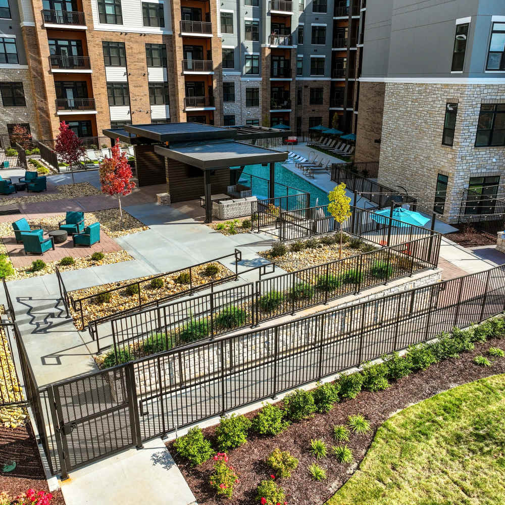 Community view with outdoor amenities at Neo Vantage Point in Maryland Heights, Missouri