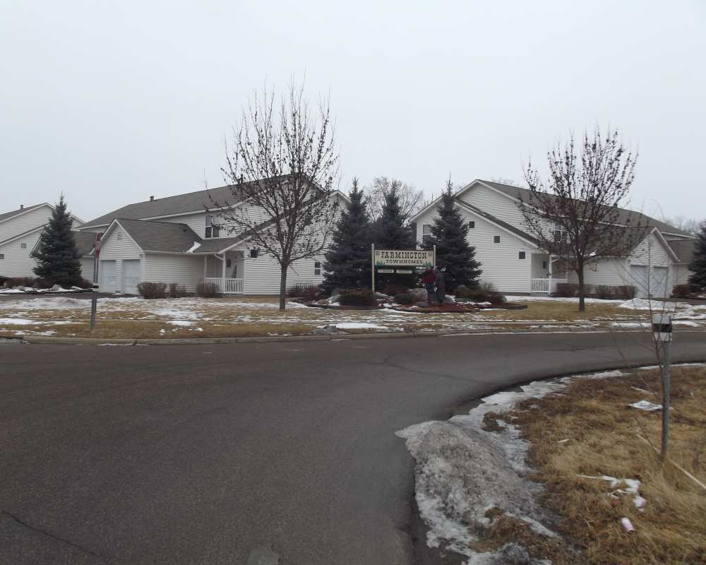 Entry at Farmington Townhomes in Farmington, Minnesota