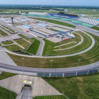 Racetrack near Springhill Apartments in Overland Park, Kansas
