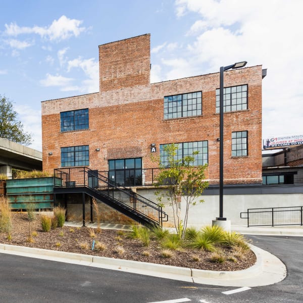 Brick building exterior at Braden Fellman Group in Atlanta, Georgia