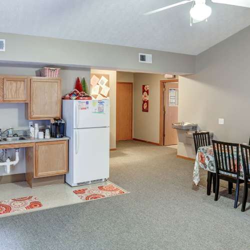 Community room at Preston's Crossing in Prestonsburg, Kentucky