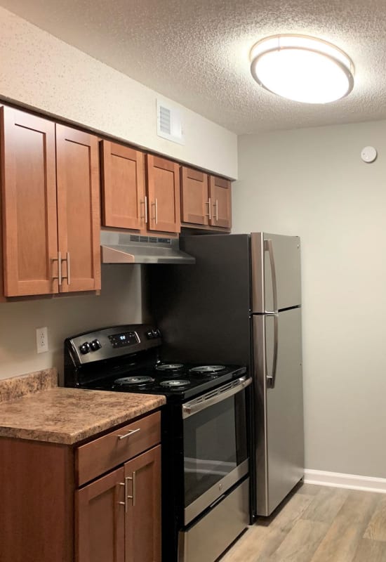 Lots of kitchen counter space at Bradford Woods in Nashville, Tennessee