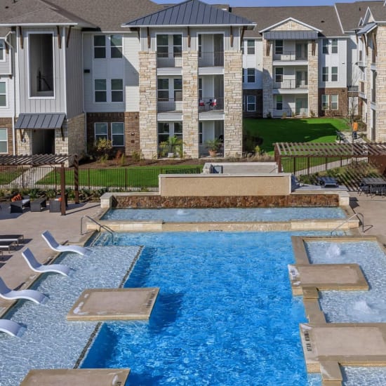 Swimming pool at Luxia Rockwall Downes in Rockwall, Texas