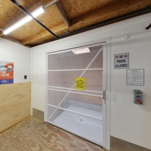 Freight elevator at A-1 Self Storage