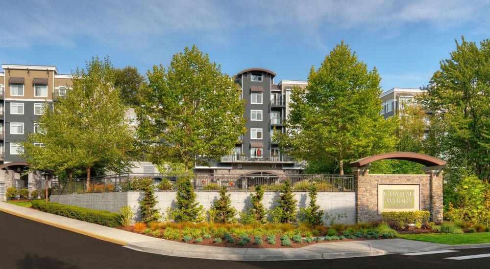 Exterior at Chateau Woods in Woodinville, Washington