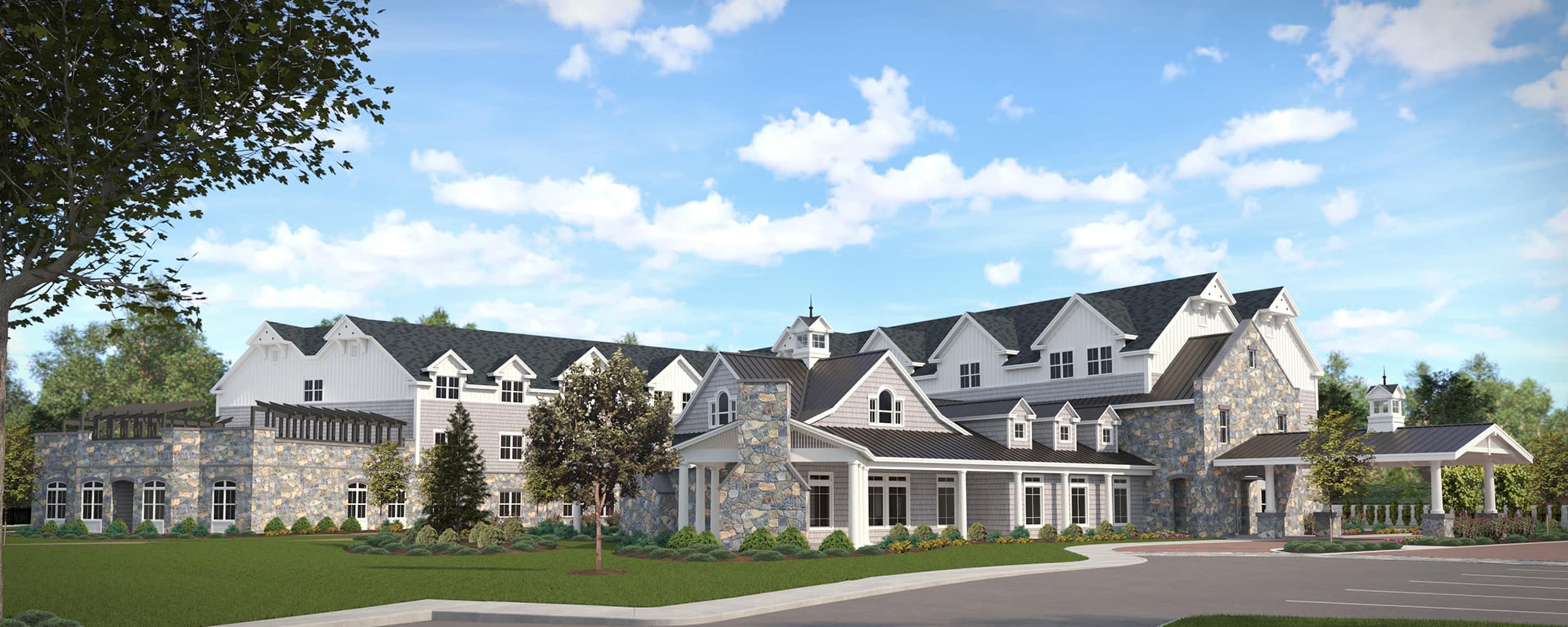 Senior living at Maplewood at Southport in Southport, CT