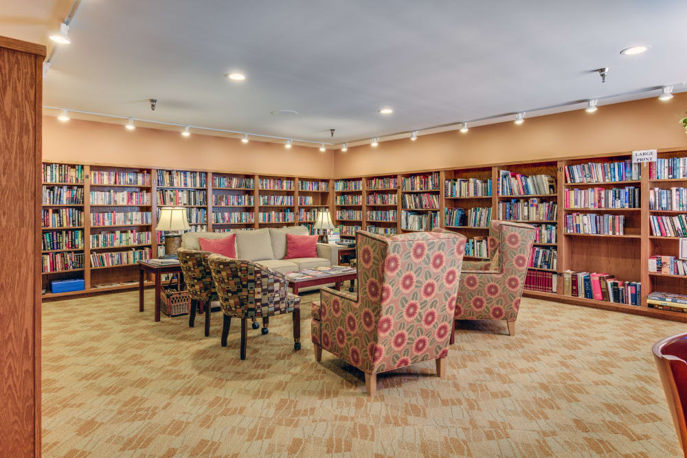 Library at The Firs in Olympia, Washington