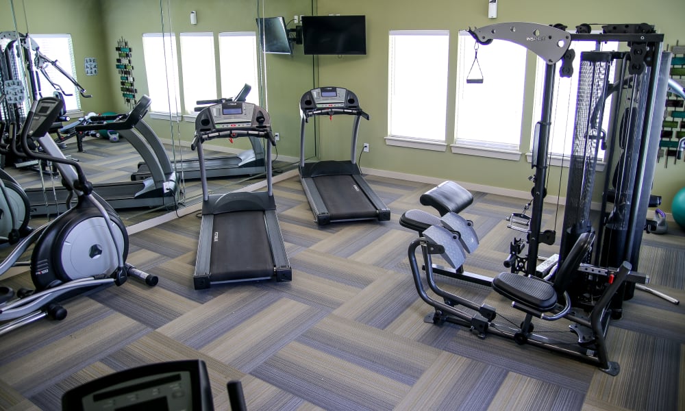 Gym at Winchester Apartments in Amarillo, Texas