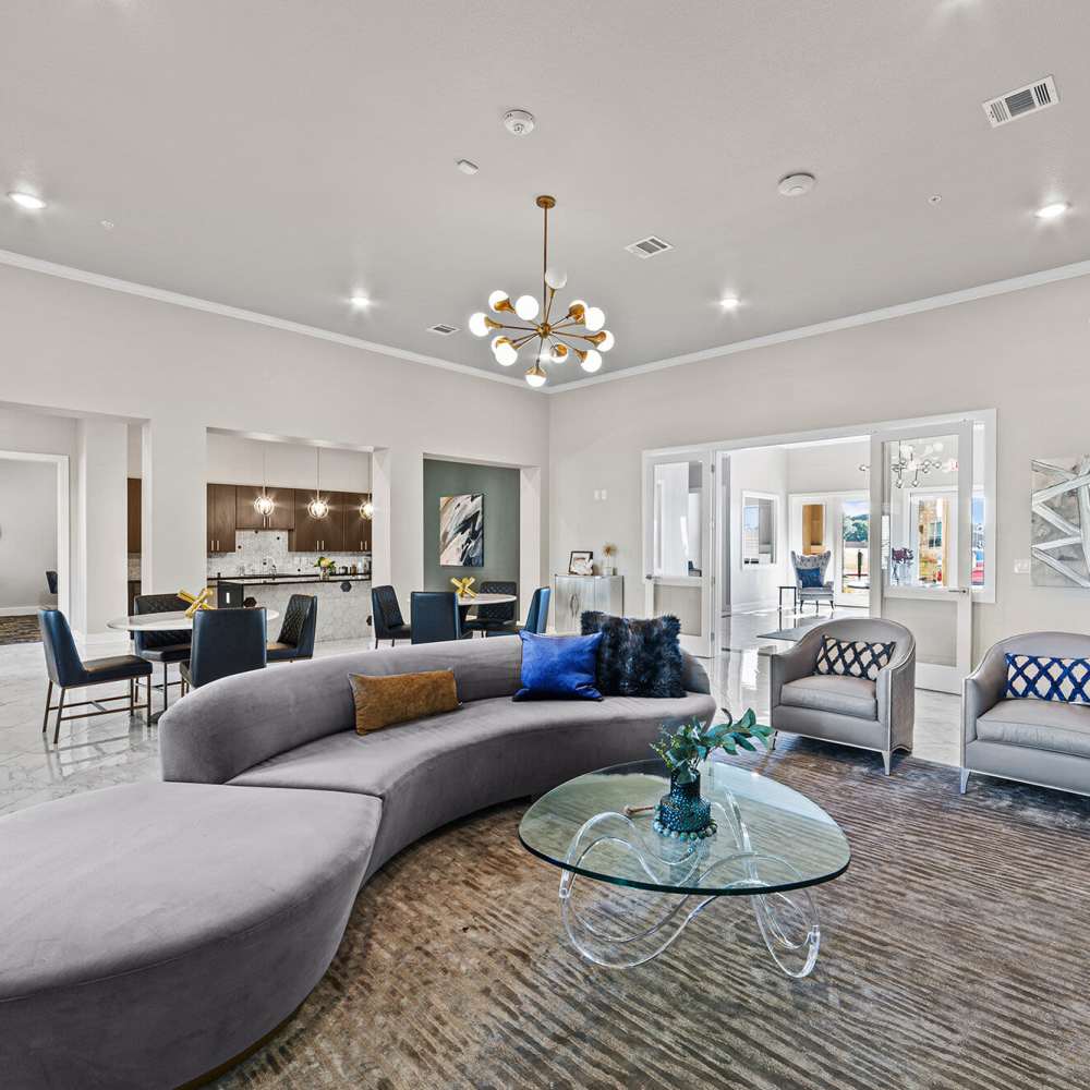 Community area at Brook Hollow in Wichita Falls, Texas