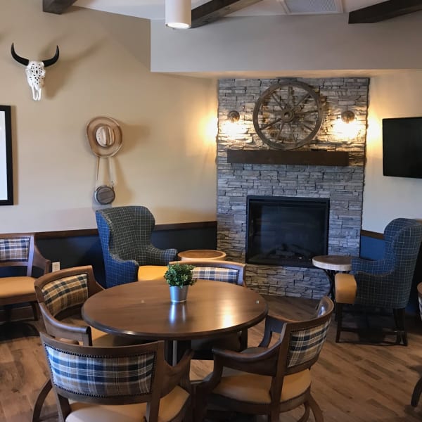 Western themed pub at Quail Park at Shannon Ranch in Visalia, California