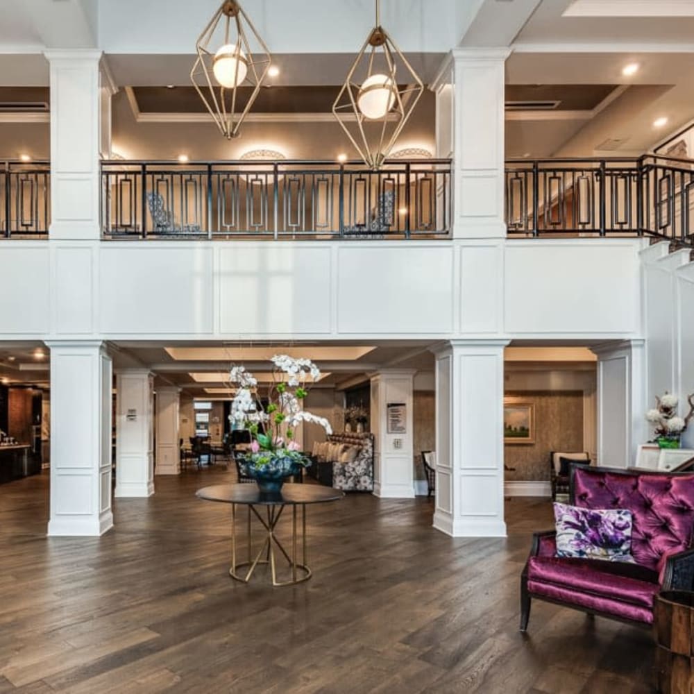 Lobby at Anthology of Meridian Hills in Indianapolis, Indiana