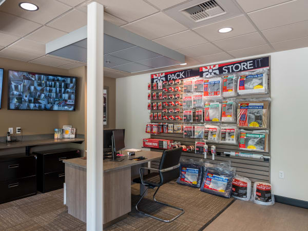 Moving supplies at StorQuest Self Storage in Federal Way, Washington