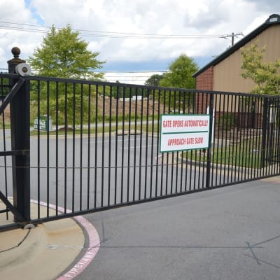 gated entrance at Chenal Storage Center in Little Rock, Arkansas