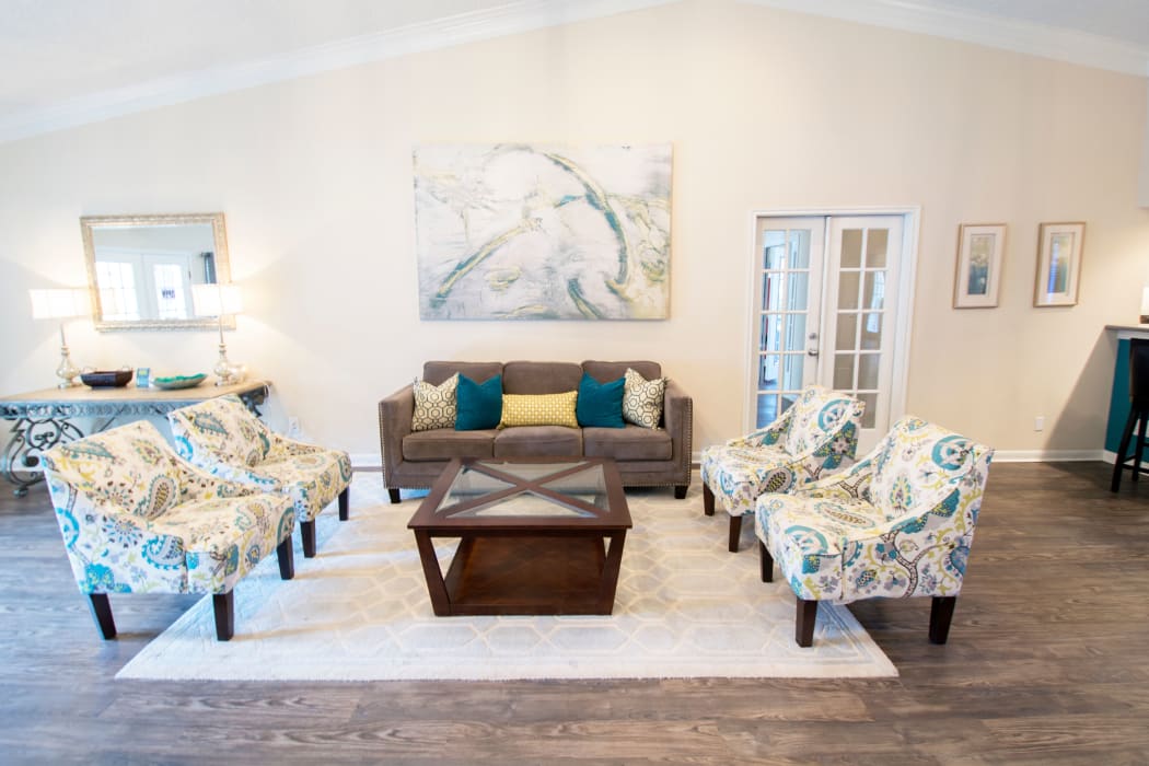Resident clubhouse at Stonecrossing of Westchase in Houston, Texas.