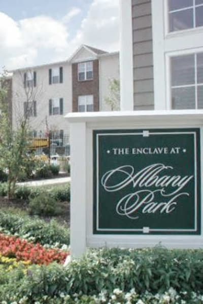 Hallway at Enclave at Albany Park in Westerville, Ohio