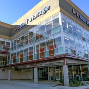 Our modern facade at A-1 Self Storage in Alhambra, California