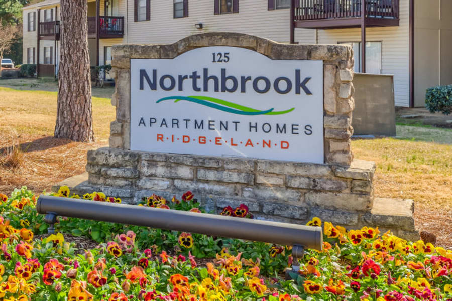 signage outside at Northbrook and Pinebrook in Ridgeland, Mississippi