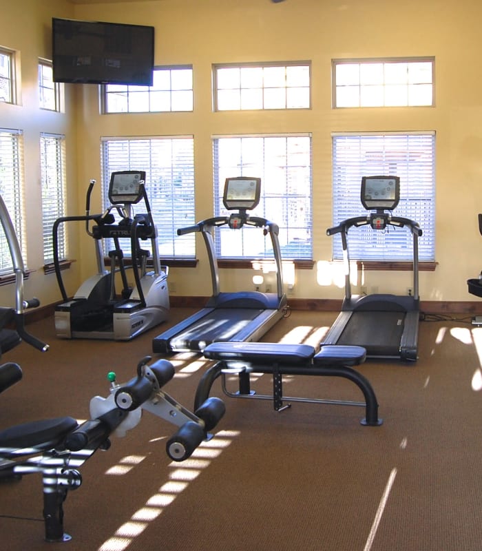 Fitness center at Park at Coulter in Amarillo, Texas