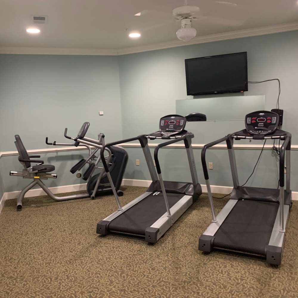 Fitness center at Journet Place in Port Richey, Florida