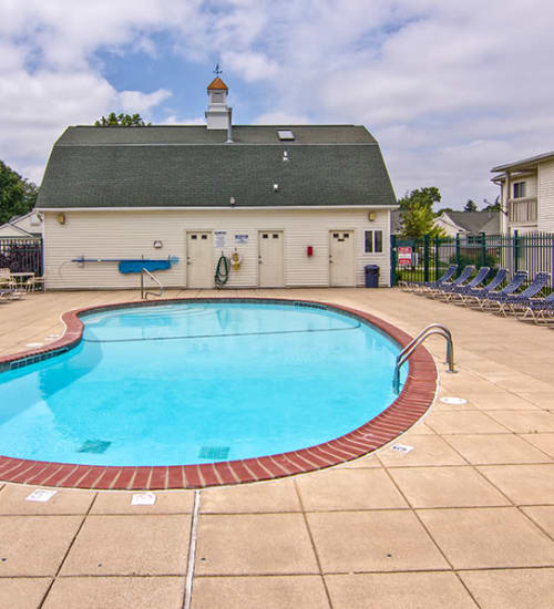 Pool at Steeplechase Apartments & Townhomes in Toledo, OH