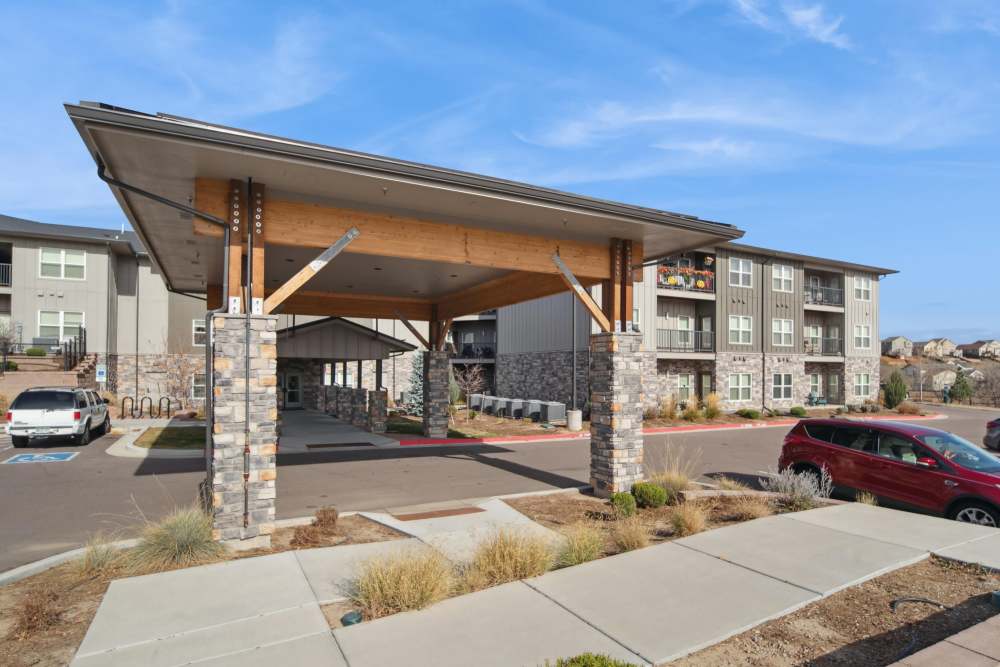 Gazebo at Villas At Mesa Ridge in Fountain,Colorado