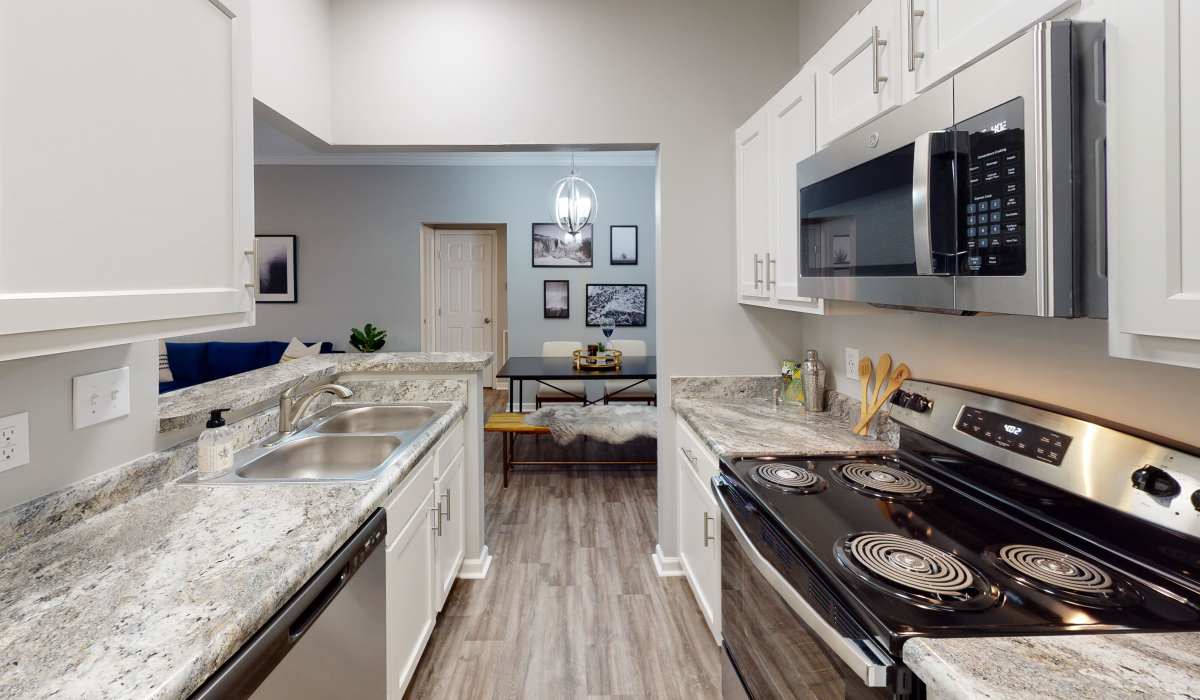 KItchen with oven at Burlington Oaks in Burlington. KY