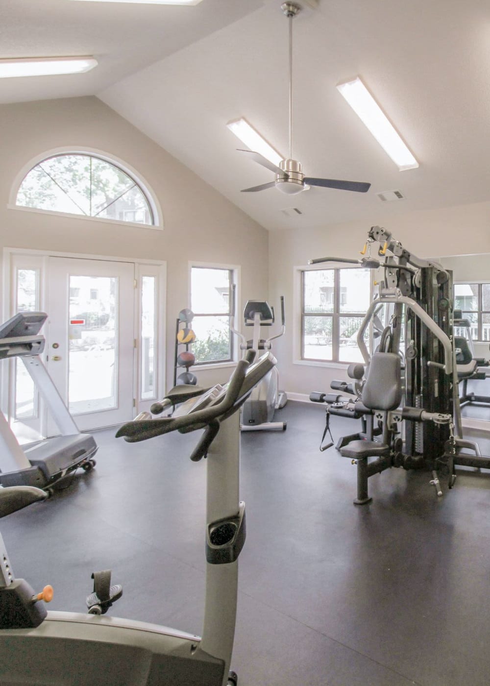 Fitness center at Towne Creek Apartment Homes, Gainesville, Georgia