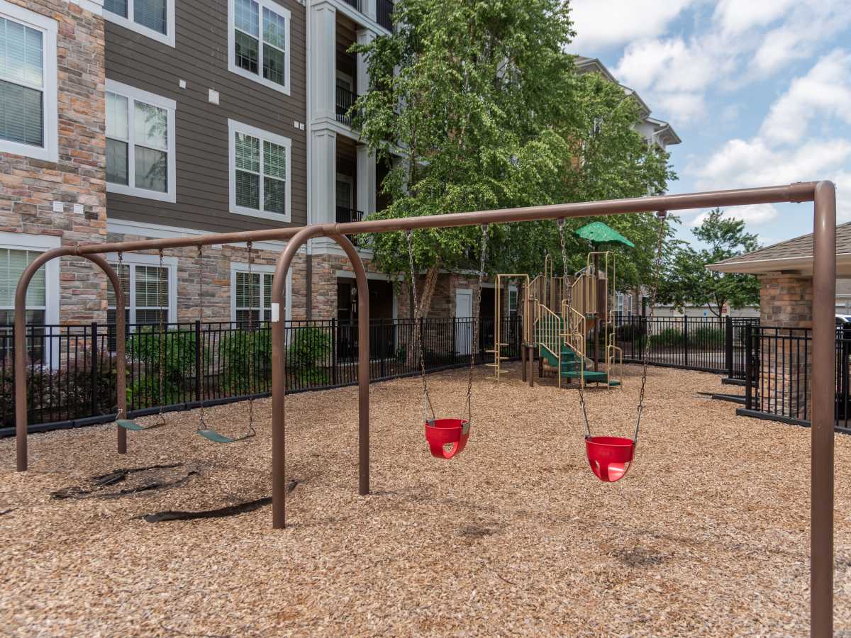 Spacious playground for children at Red Knot at Edinburgh in Chesapeake, Virginia.