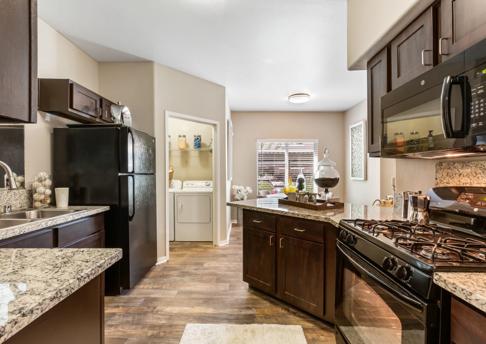 Kitchen at Montebello at Summit Ridge in Reno, Nevada