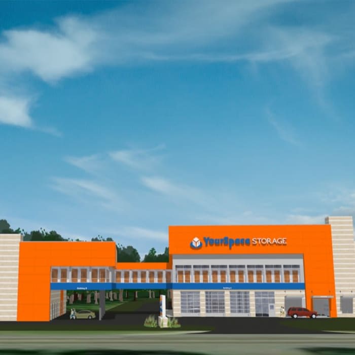 Conceptual design of YourSpace Storage @ Bayside in Frankford, Delaware