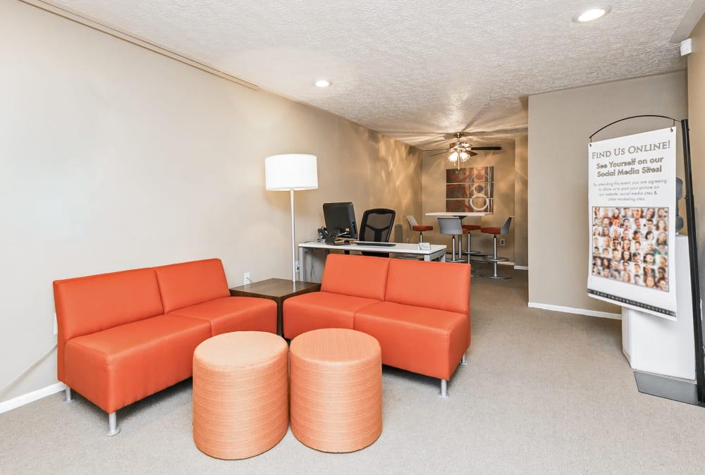 Leasing office at Lincoln Park Apartments & Townhomes in West Lawn, Pennsylvania