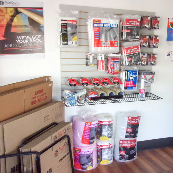 Packing supplies available at StorQuest Self Storage in San Fernando, California