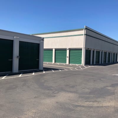 A covered loading dock at Storage Star Vacaville in Vacaville, California