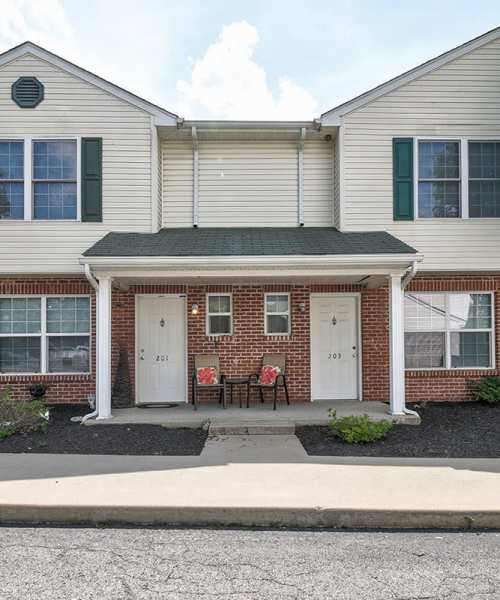 Balcony at Edwards Crossing II in Beaver, West Virginia