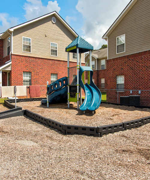 Play area at Valley View Gardens in Dunlap, Tennessee