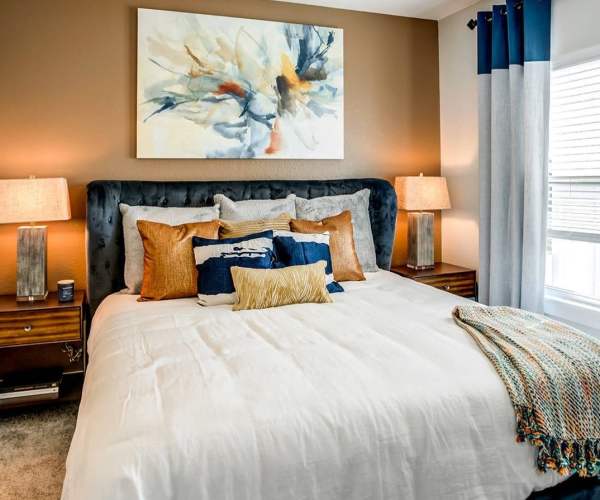 Beautiful bedroom at Wildgrass in Riverview, Florida