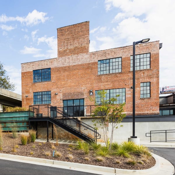 Brick building exterior at Braden Fellman Group in Atlanta, Georgia