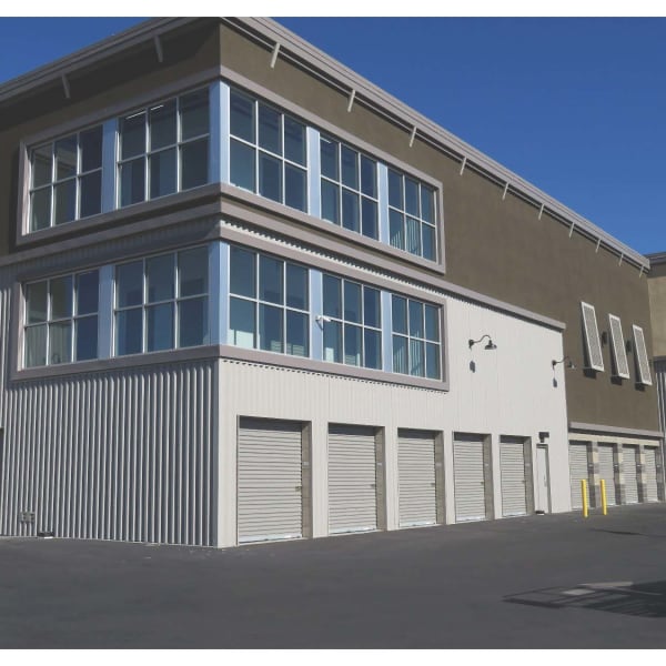Drive-up access units at StorQuest Self Storage in Chula Vista, California