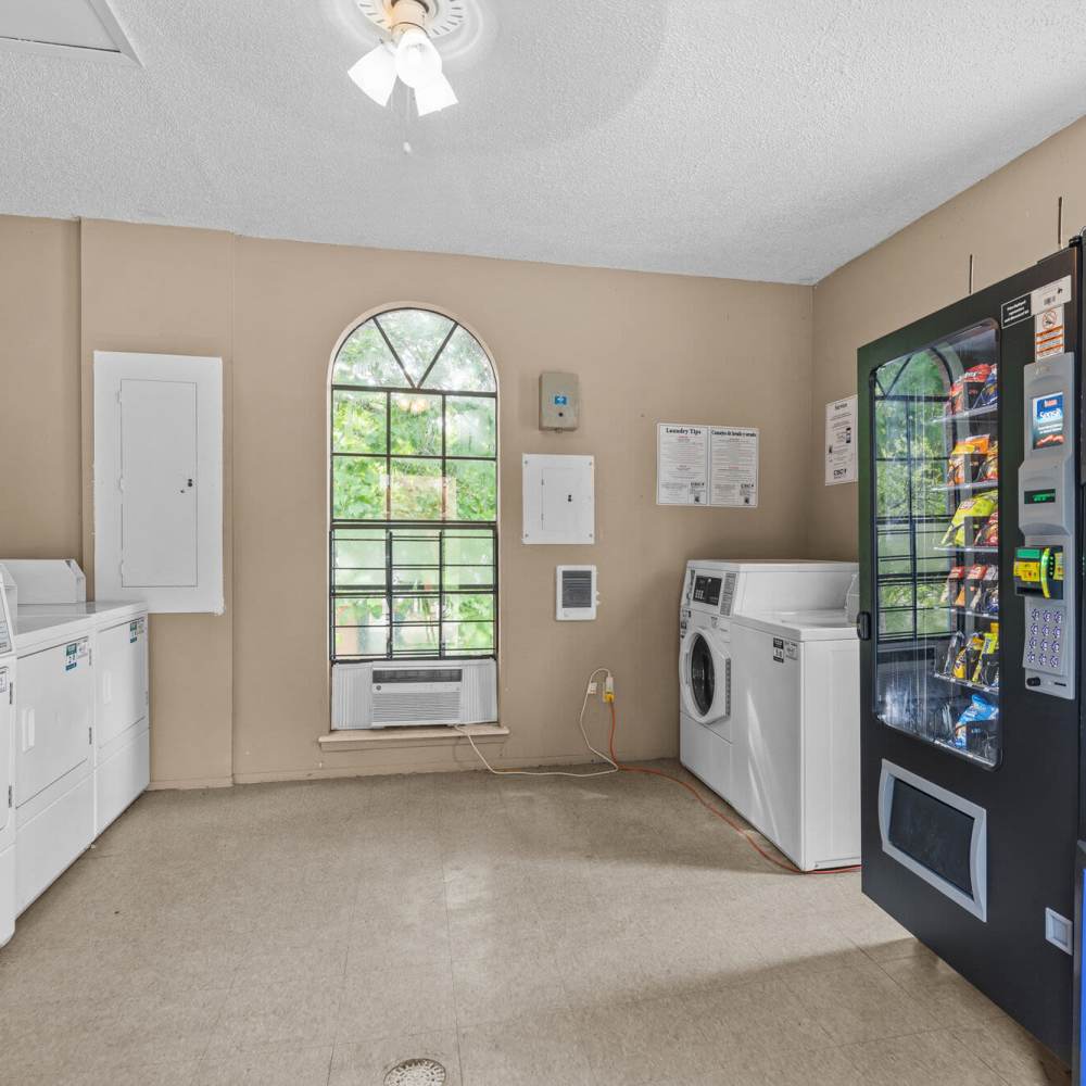 Community laundry at Cannongate Apartments in Vicksburg, Mississippi