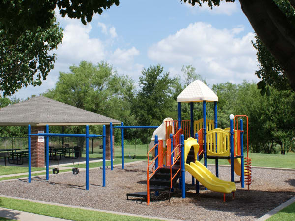 Kid's park in Carrollton Park of North Dallas