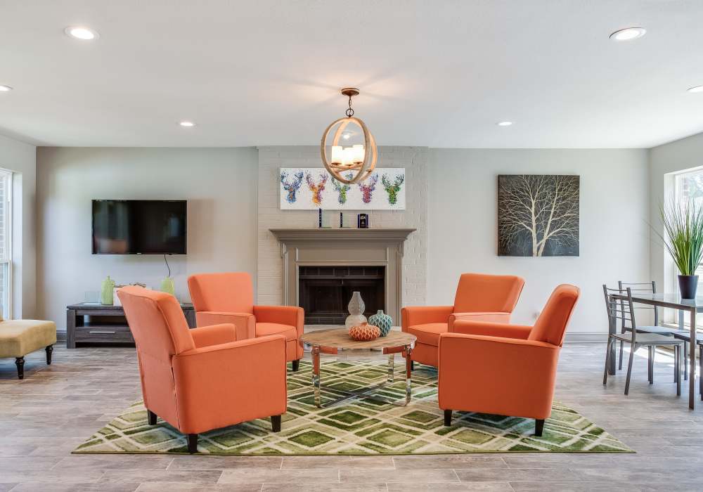 Clubhouse at Charter Oak in Euless, Texas