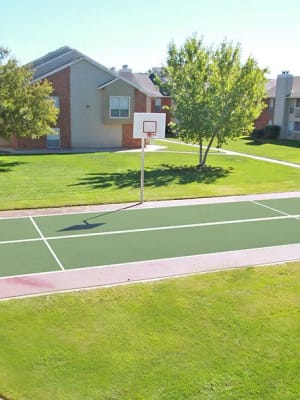 Tennis court at Newport Apartments in Amarillo, Texas