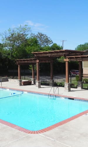 Swimming pool at Estancia Hills in Dallas, Texas